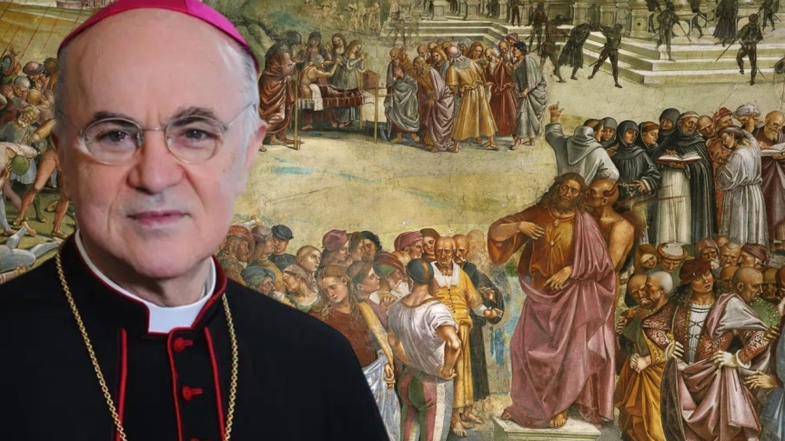 L’archevêque Carlo Maria Viganò dit : « C’est le passage du Royaume du Christ au Royaume de l’Antéchrist » — La vérité sur la peur: COVID-19, le vaccin et la grande réinitialisation