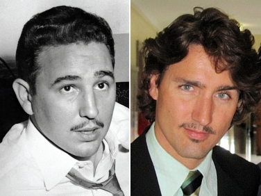 Justin Trudeau et Fidel Castro - 05