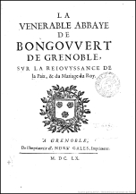 La vénérable abbaye de Bongouvert de Grenoble